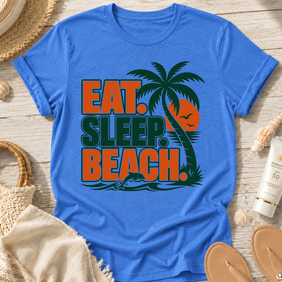 Eat. Sleep. Beach. T-Shirt