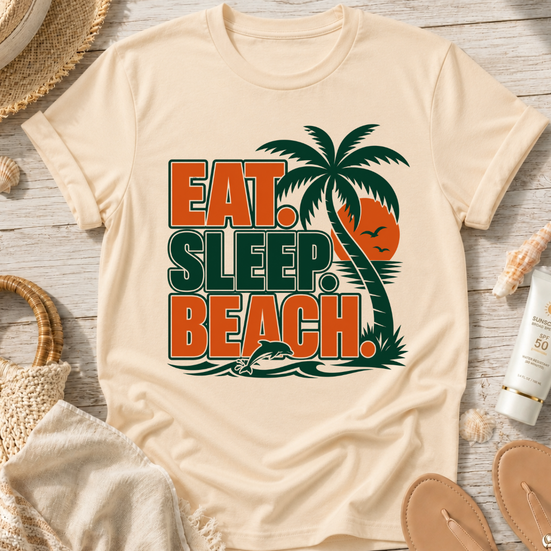 Eat. Sleep. Beach. T-Shirt