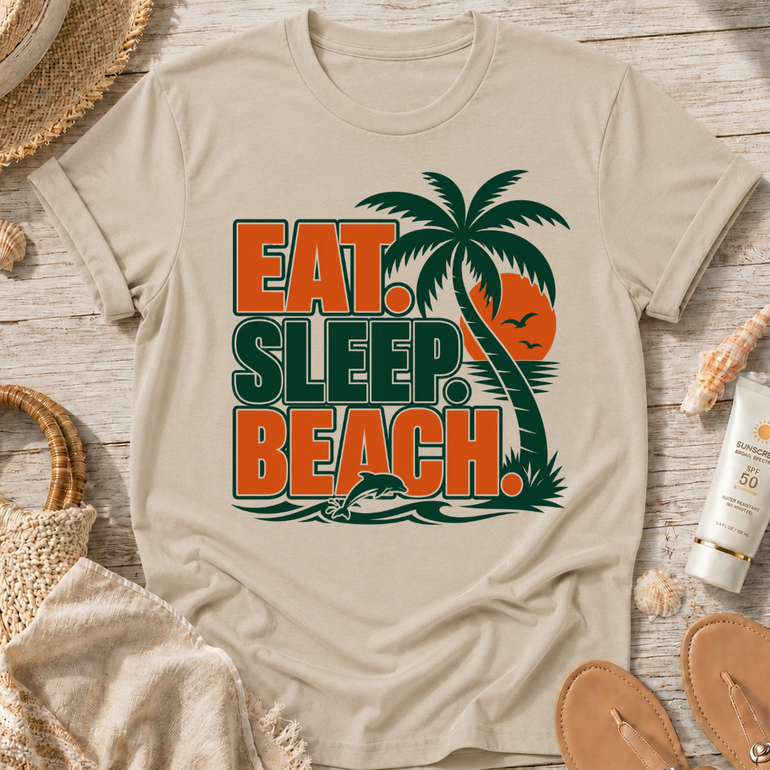 Eat. Sleep. Beach. T-Shirt