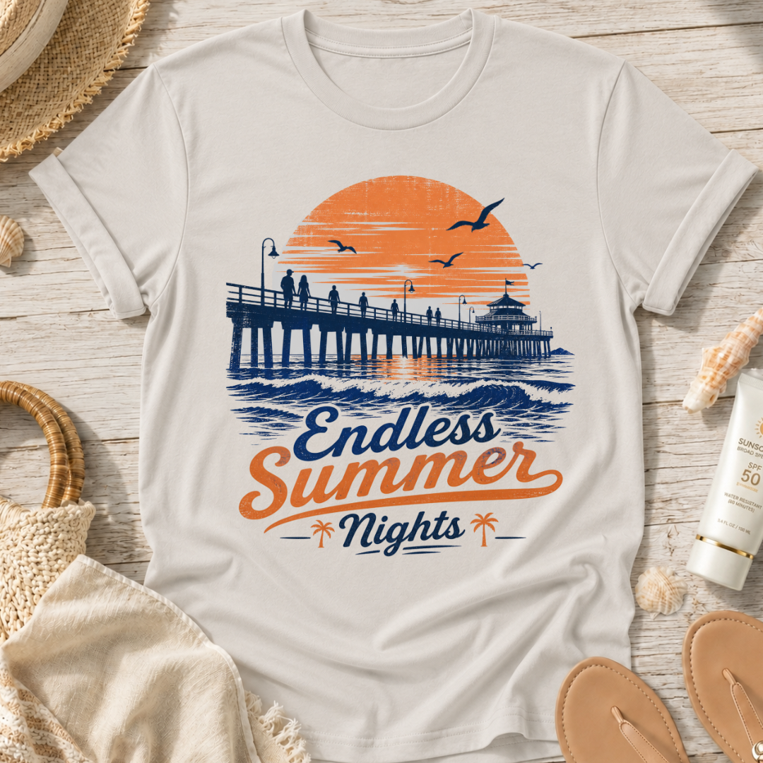 Endless Summer Nights Pier T-Shirt