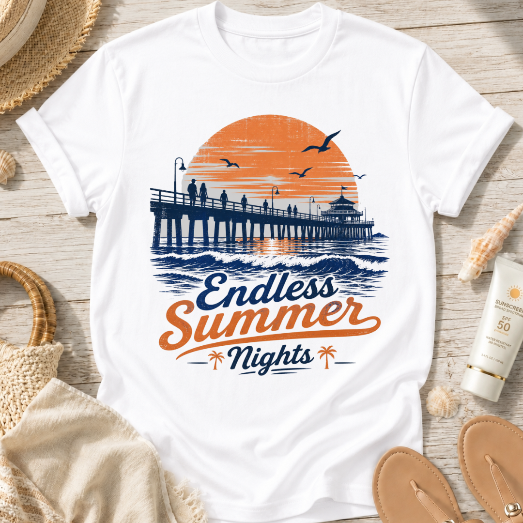 Endless Summer Nights Pier T-Shirt