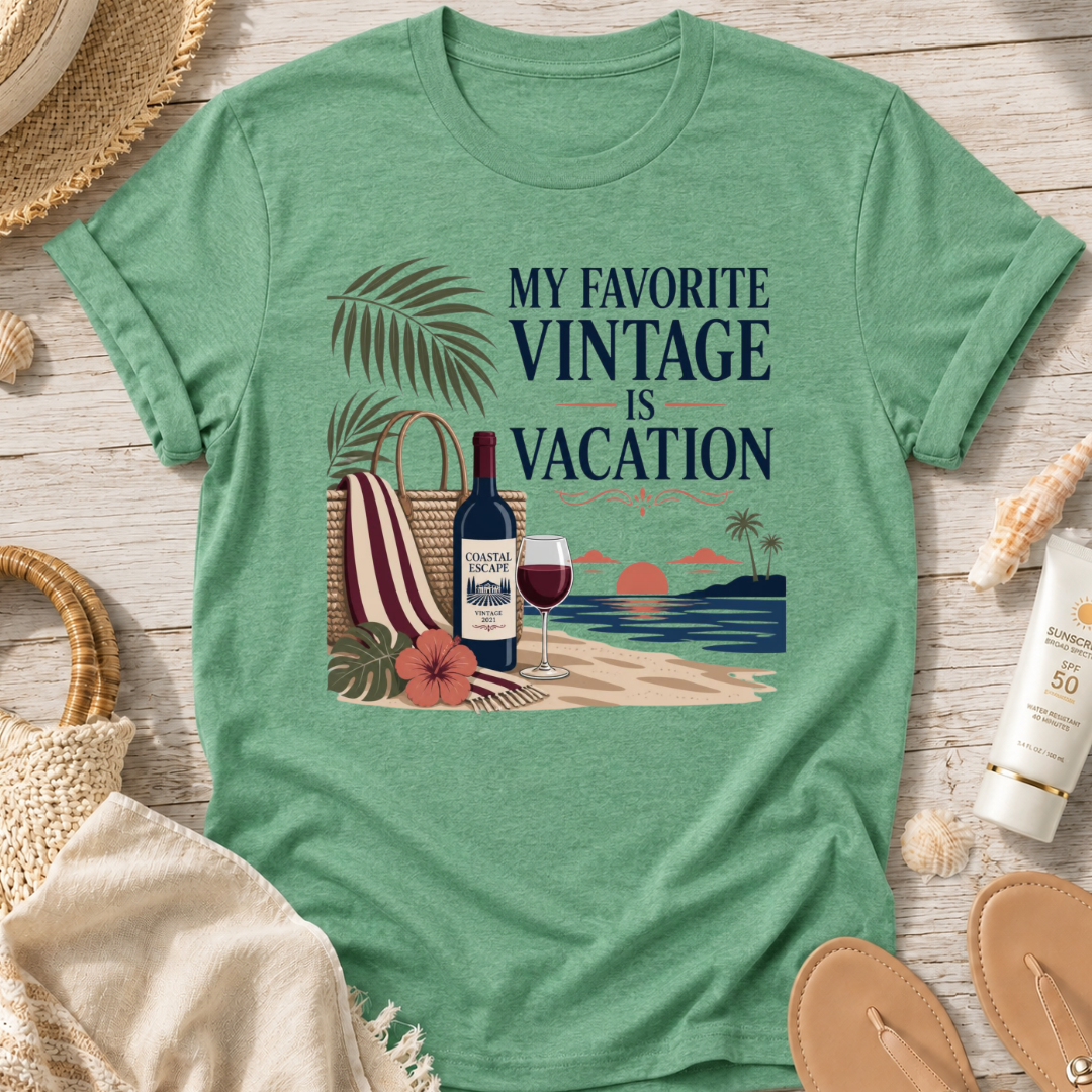 My Favorite Vintage Is Vacation T-Shirt
