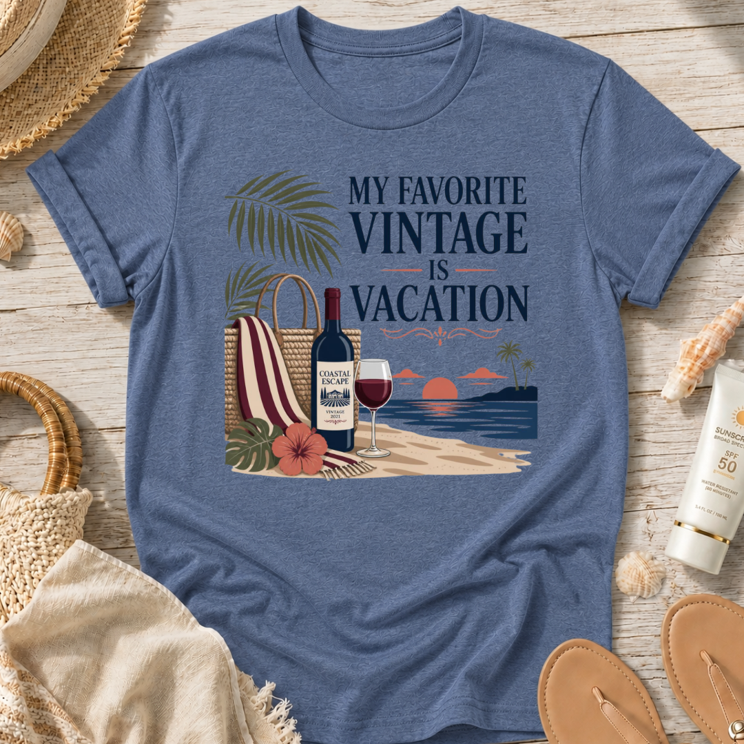 My Favorite Vintage Is Vacation T-Shirt