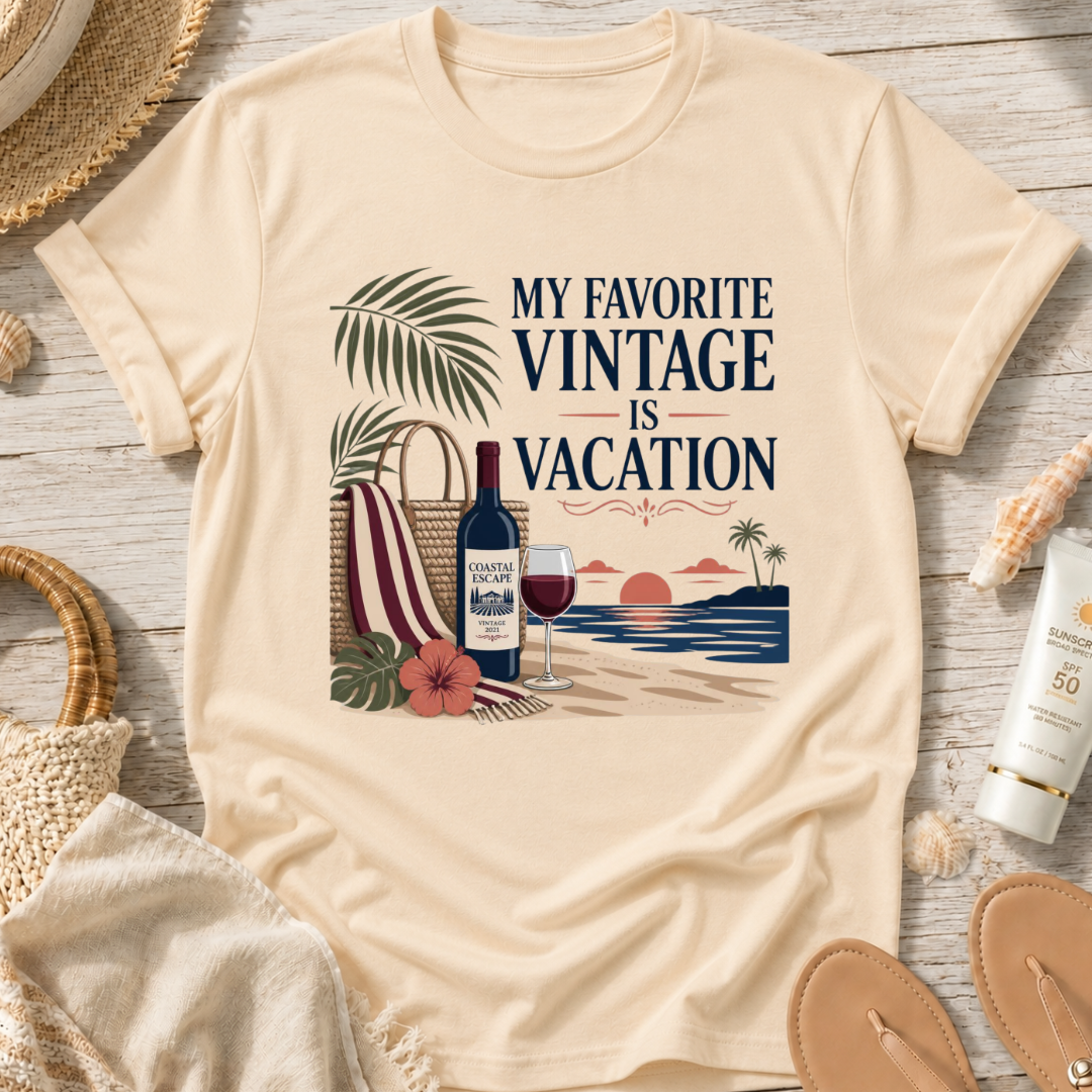 My Favorite Vintage Is Vacation T-Shirt