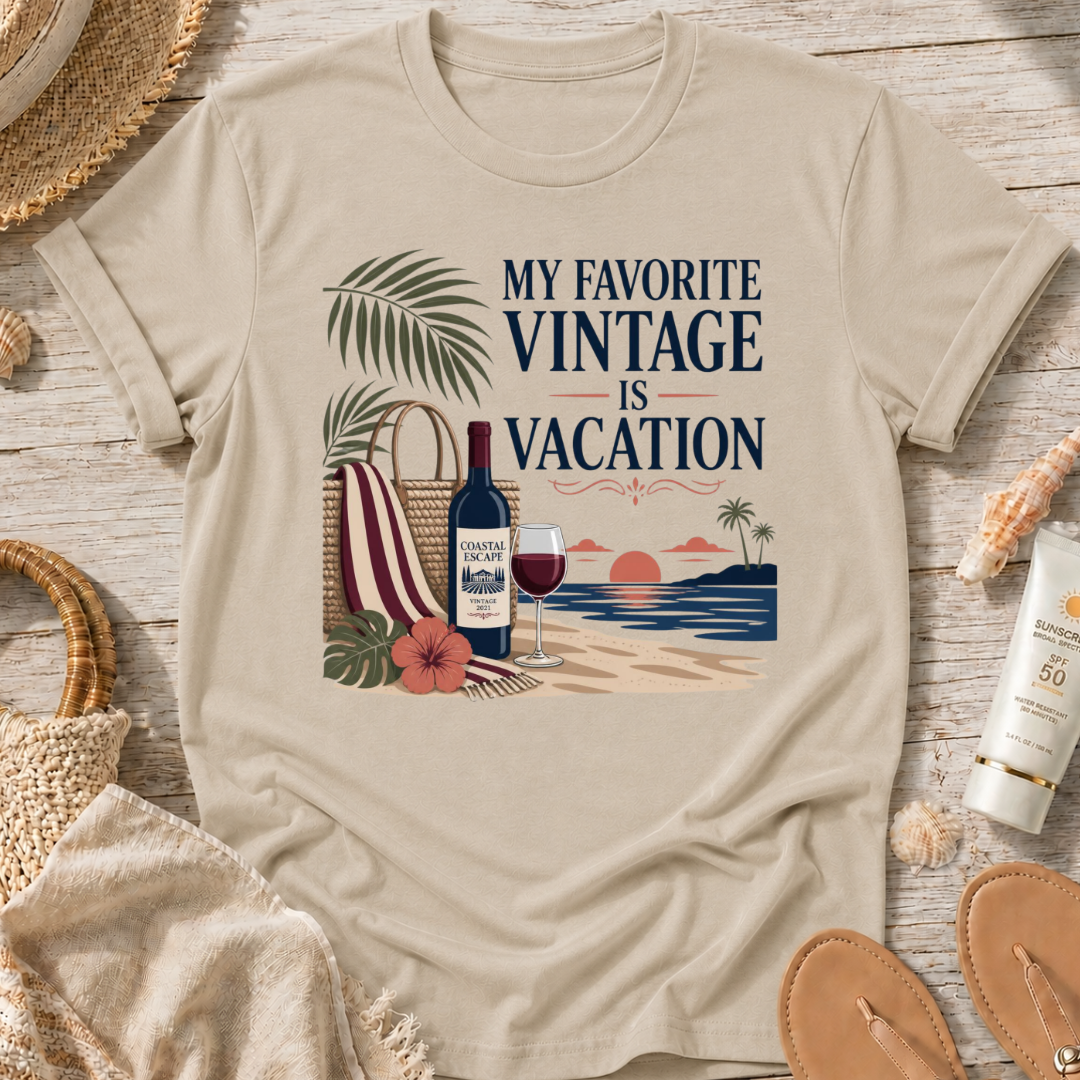 My Favorite Vintage Is Vacation T-Shirt