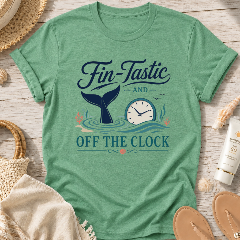 Fin-Tastic and Off the Clock T-Shirt