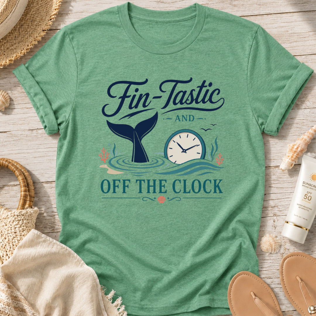 Fin-Tastic and Off the Clock T-Shirt