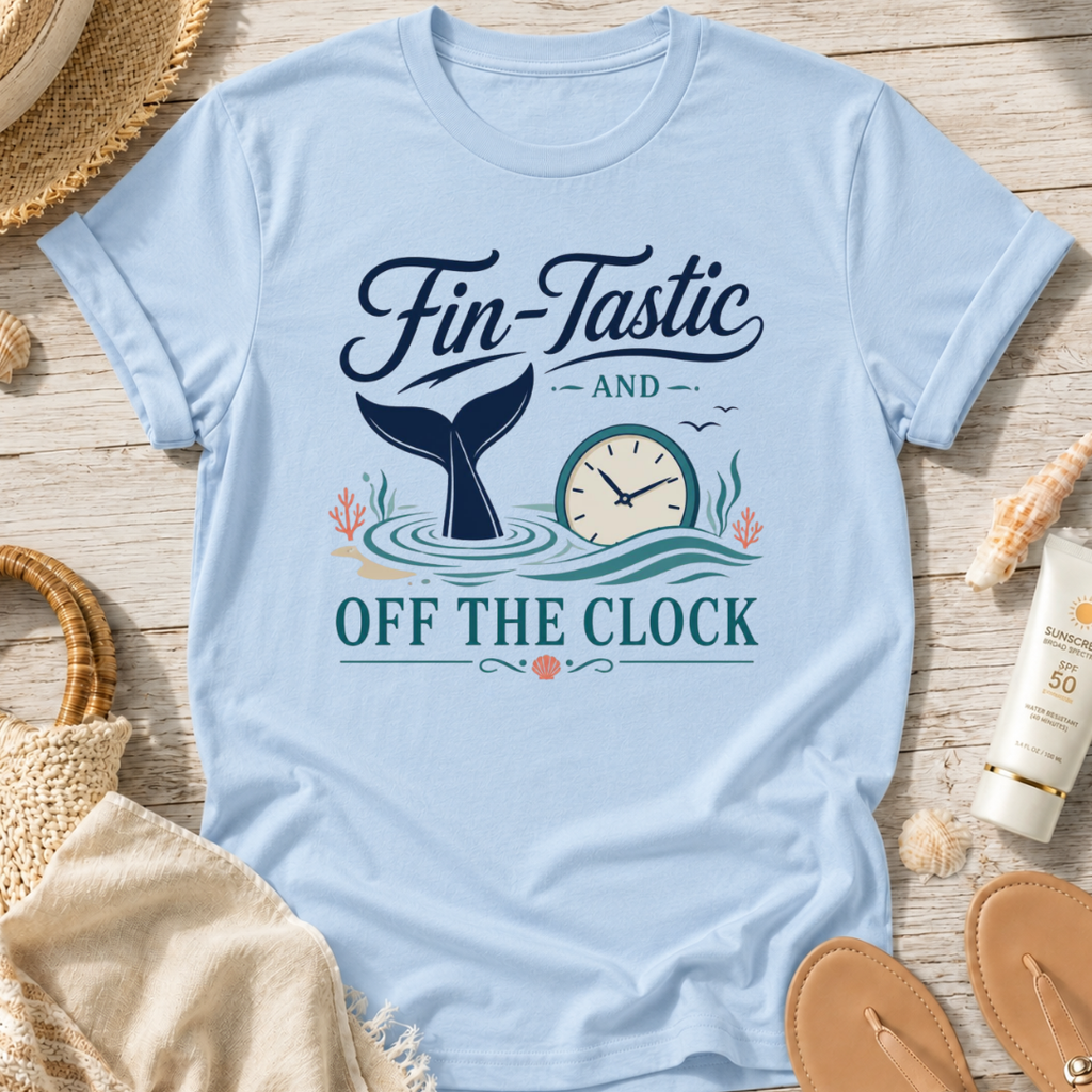 Fin-Tastic and Off the Clock T-Shirt