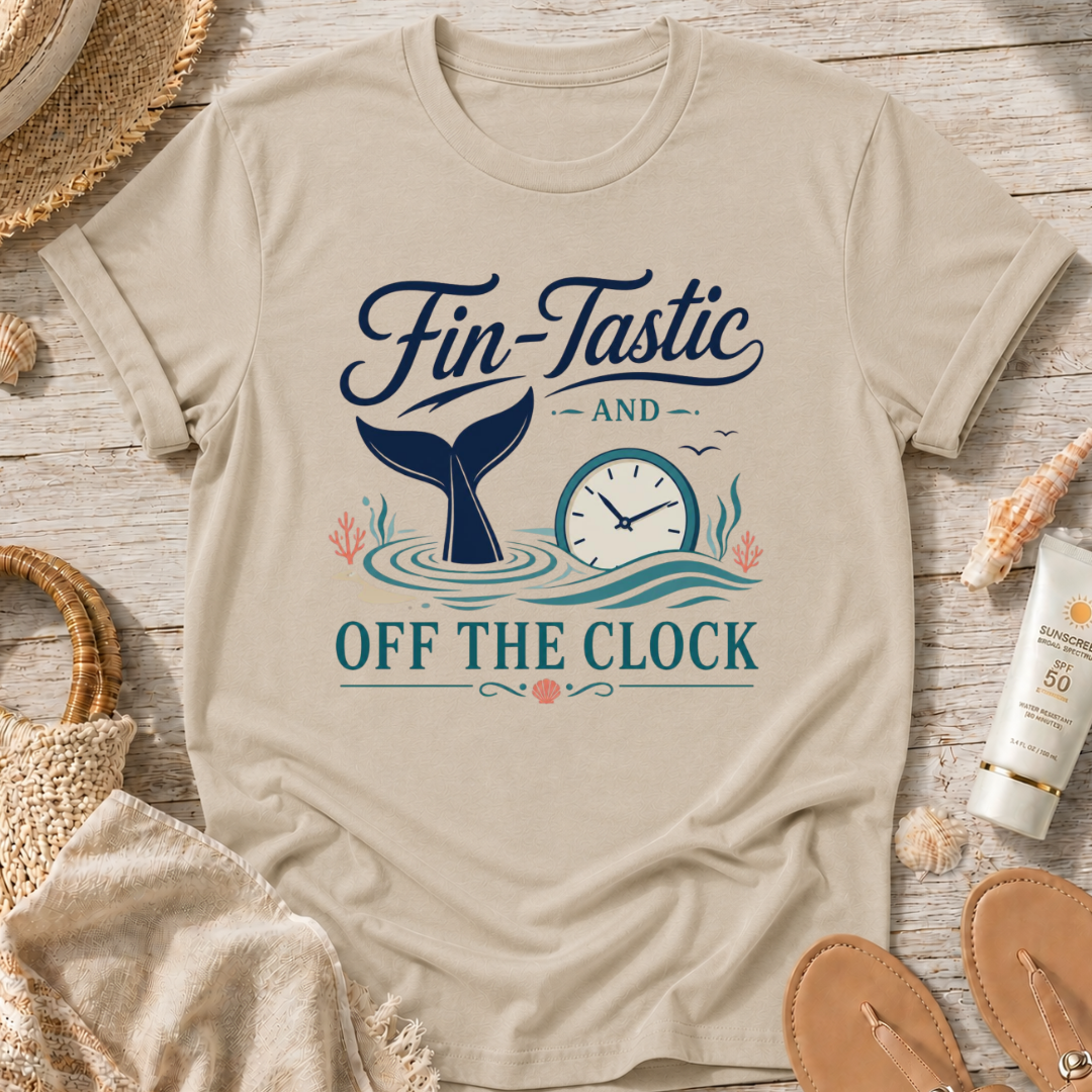 Fin-Tastic and Off the Clock T-Shirt
