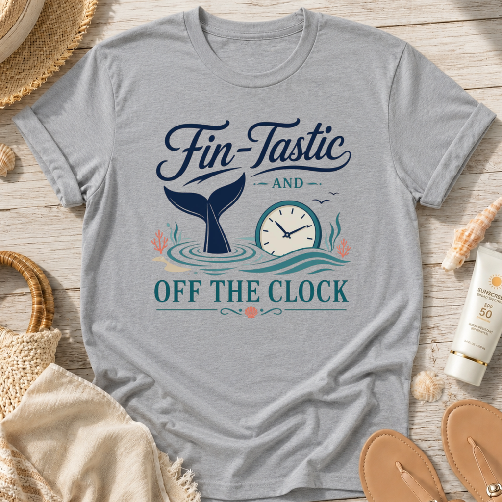 Fin-Tastic and Off the Clock T-Shirt
