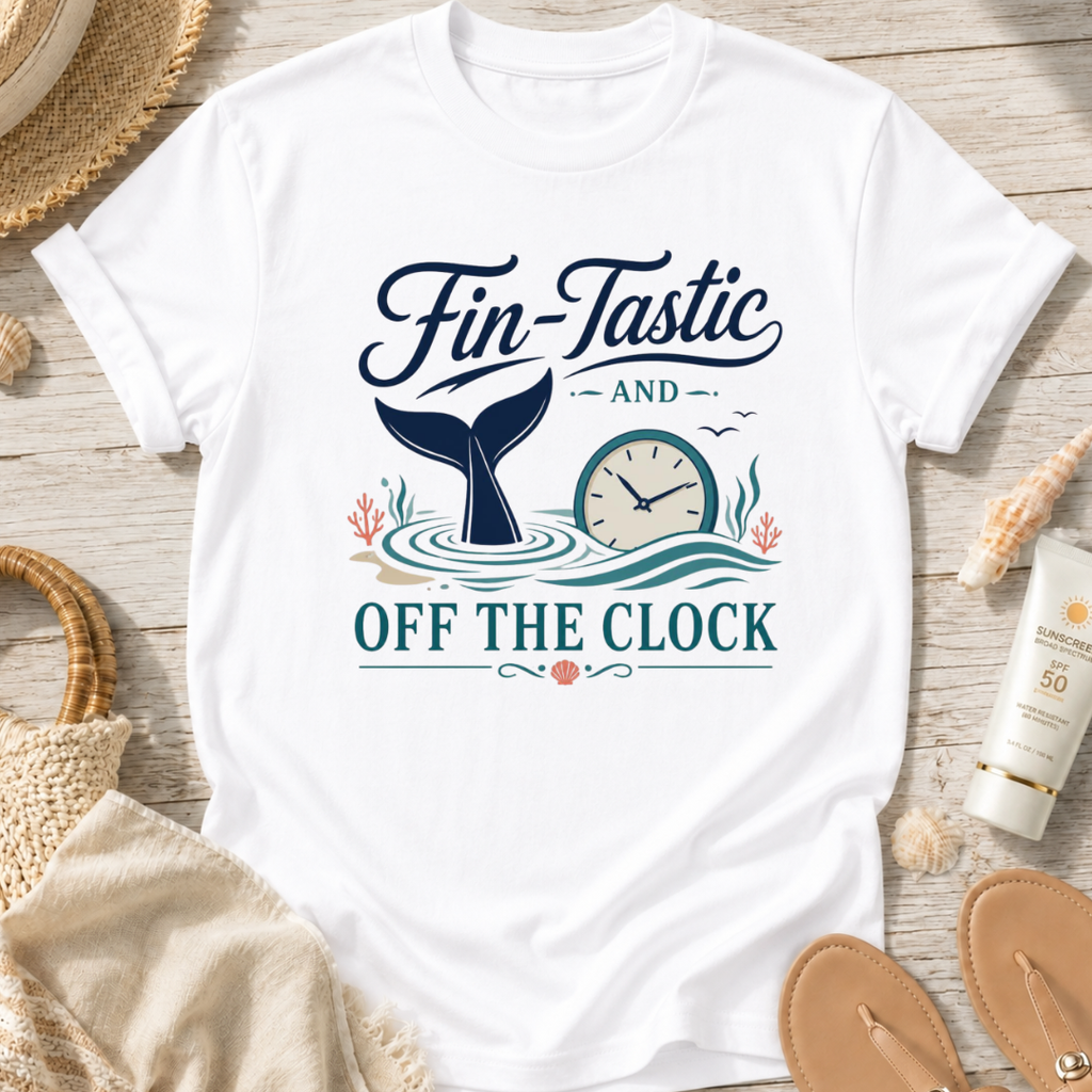 Fin-Tastic and Off the Clock T-Shirt