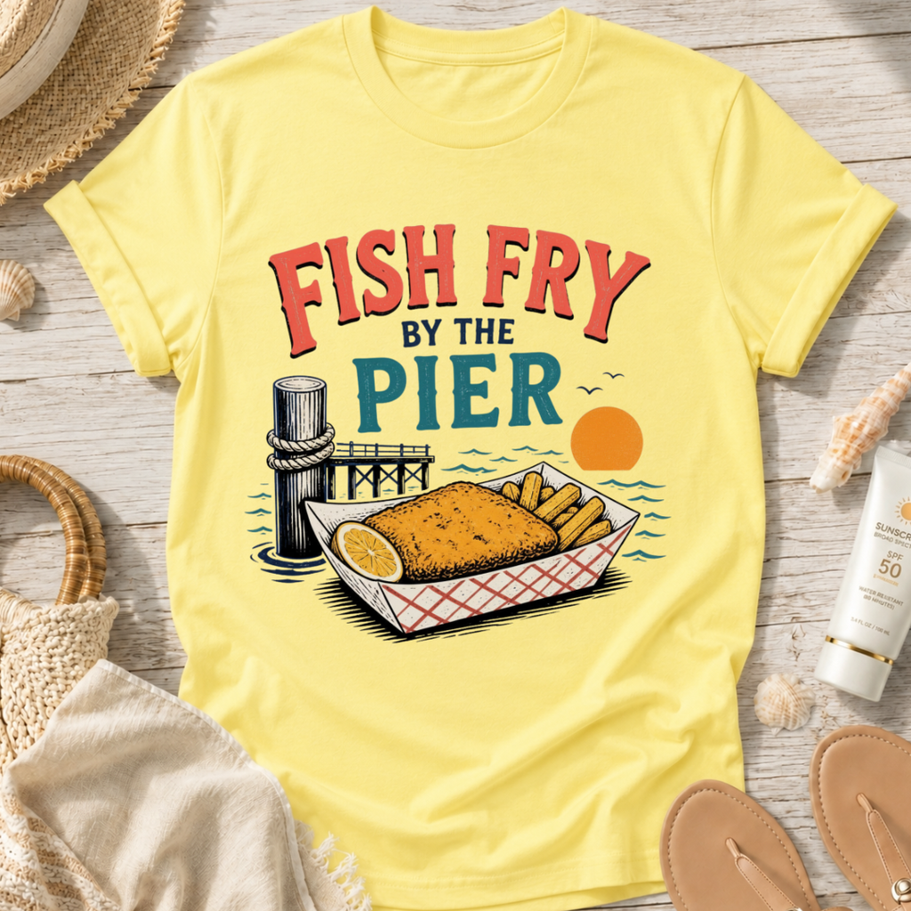 Fish Fry By The Pier T-Shirt