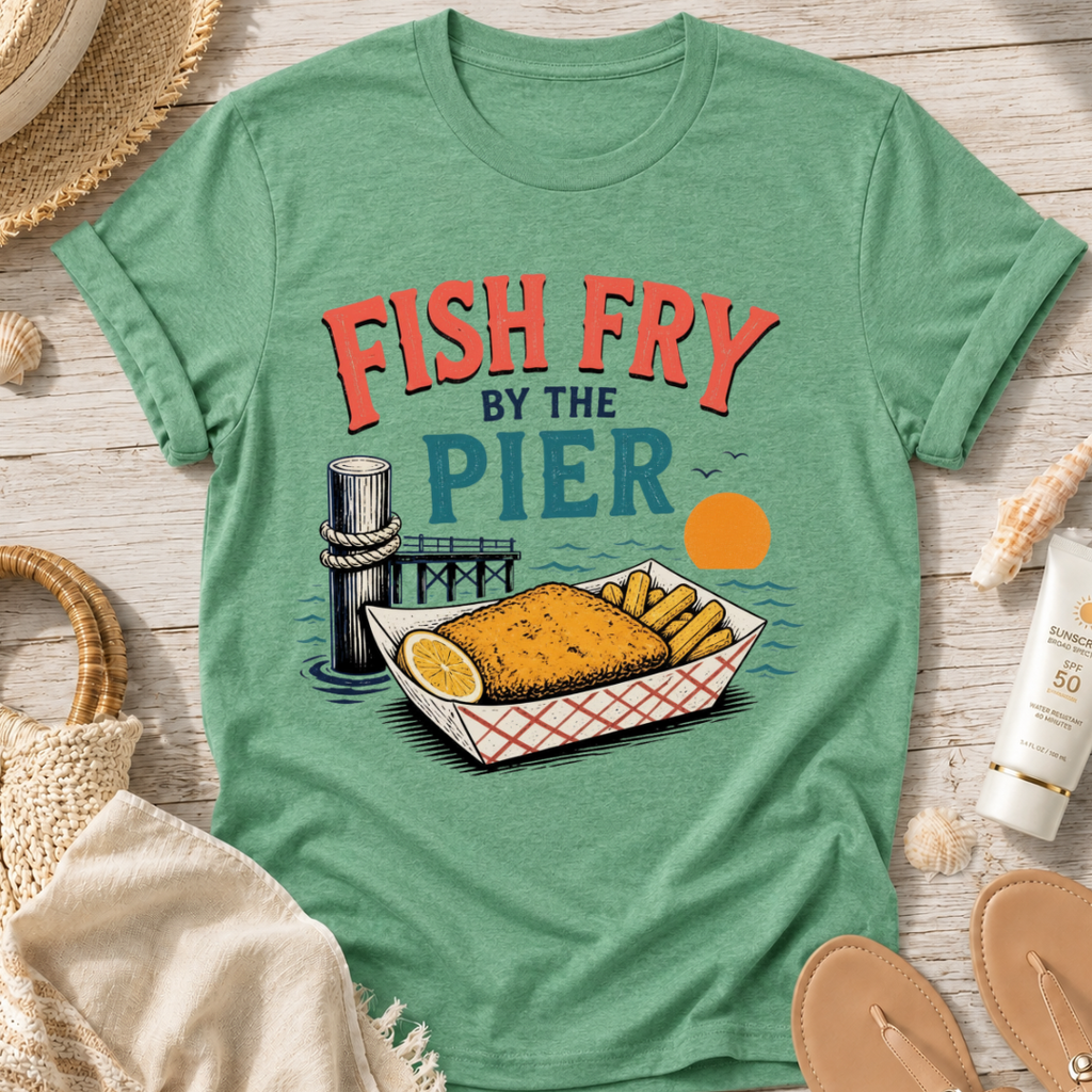 Fish Fry By The Pier T-Shirt