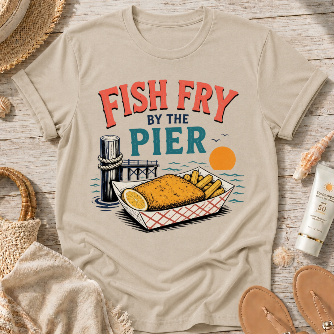 Fish Fry By The Pier T-Shirt