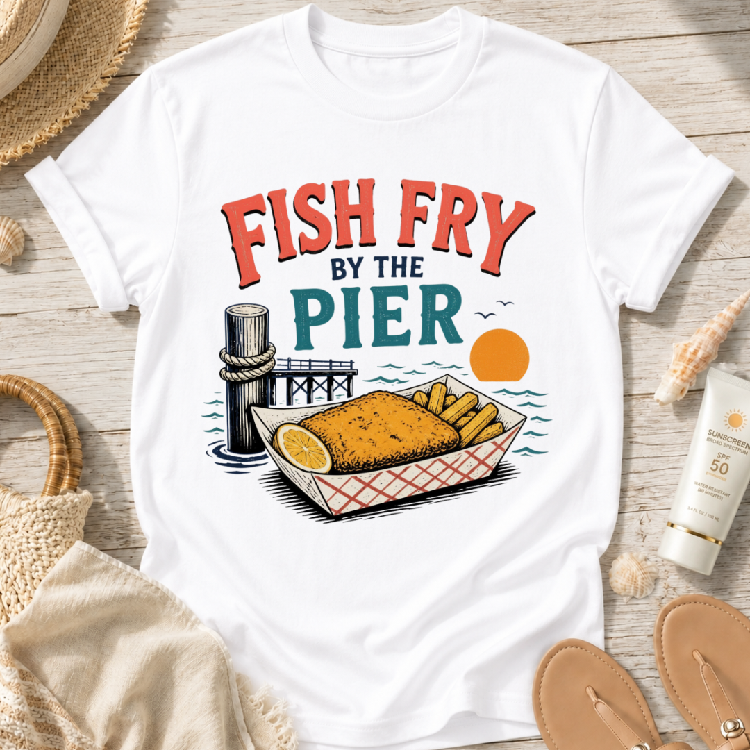 Fish Fry By The Pier T-Shirt