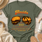 Florida Beach Sunglass T-Shirt