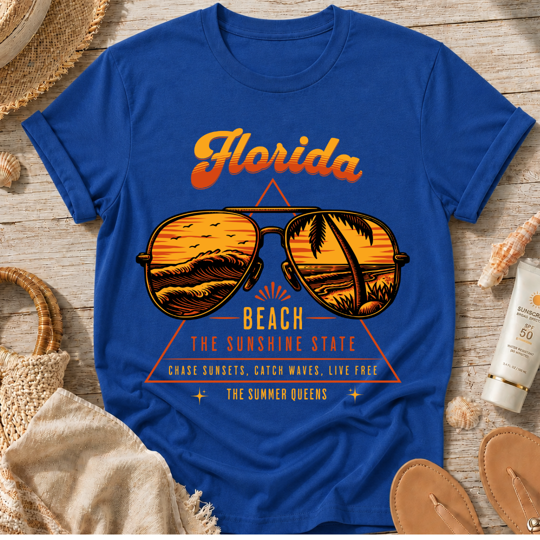Florida Beach Sunglass T-Shirt