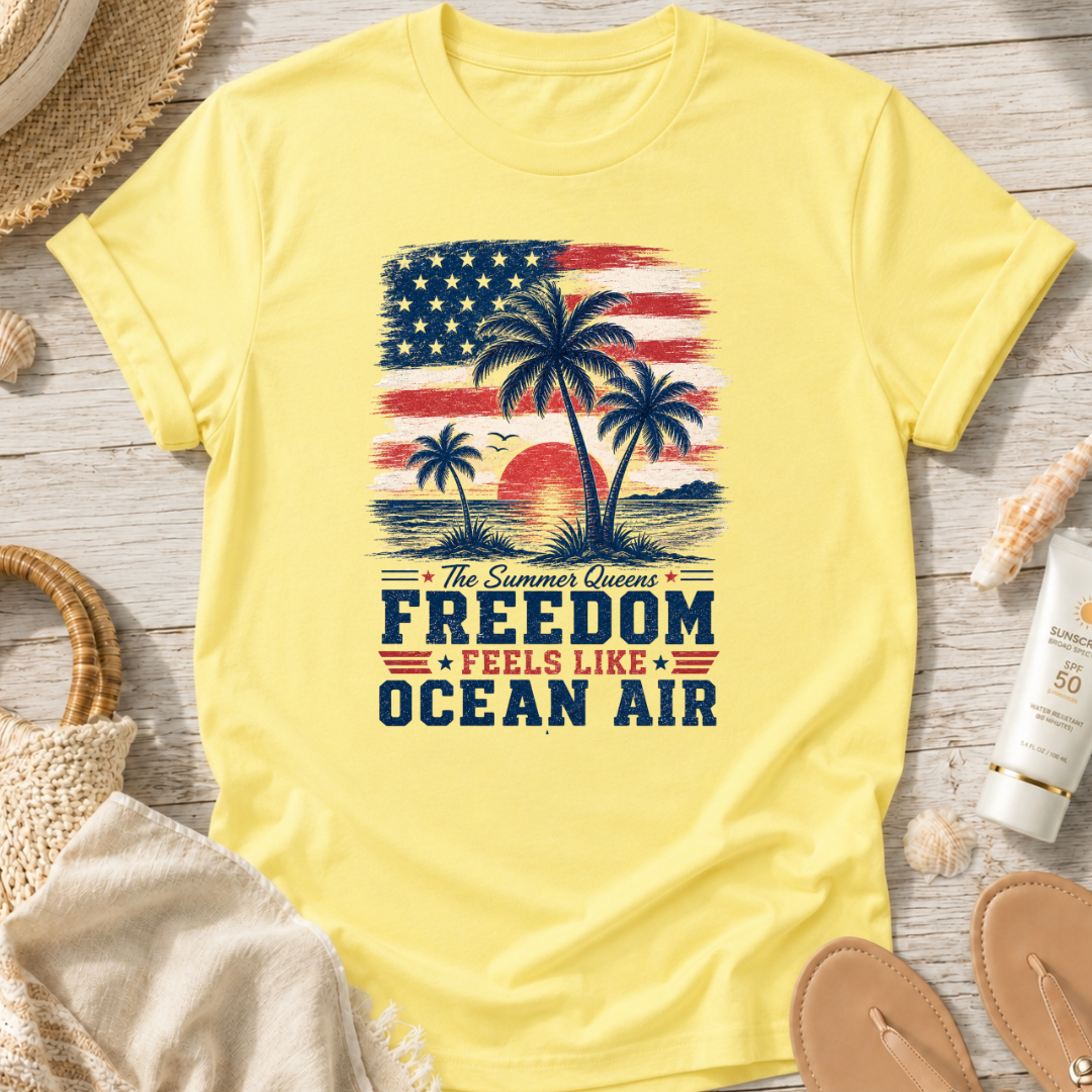 Freedom Feels Like Ocean Air T-Shirt