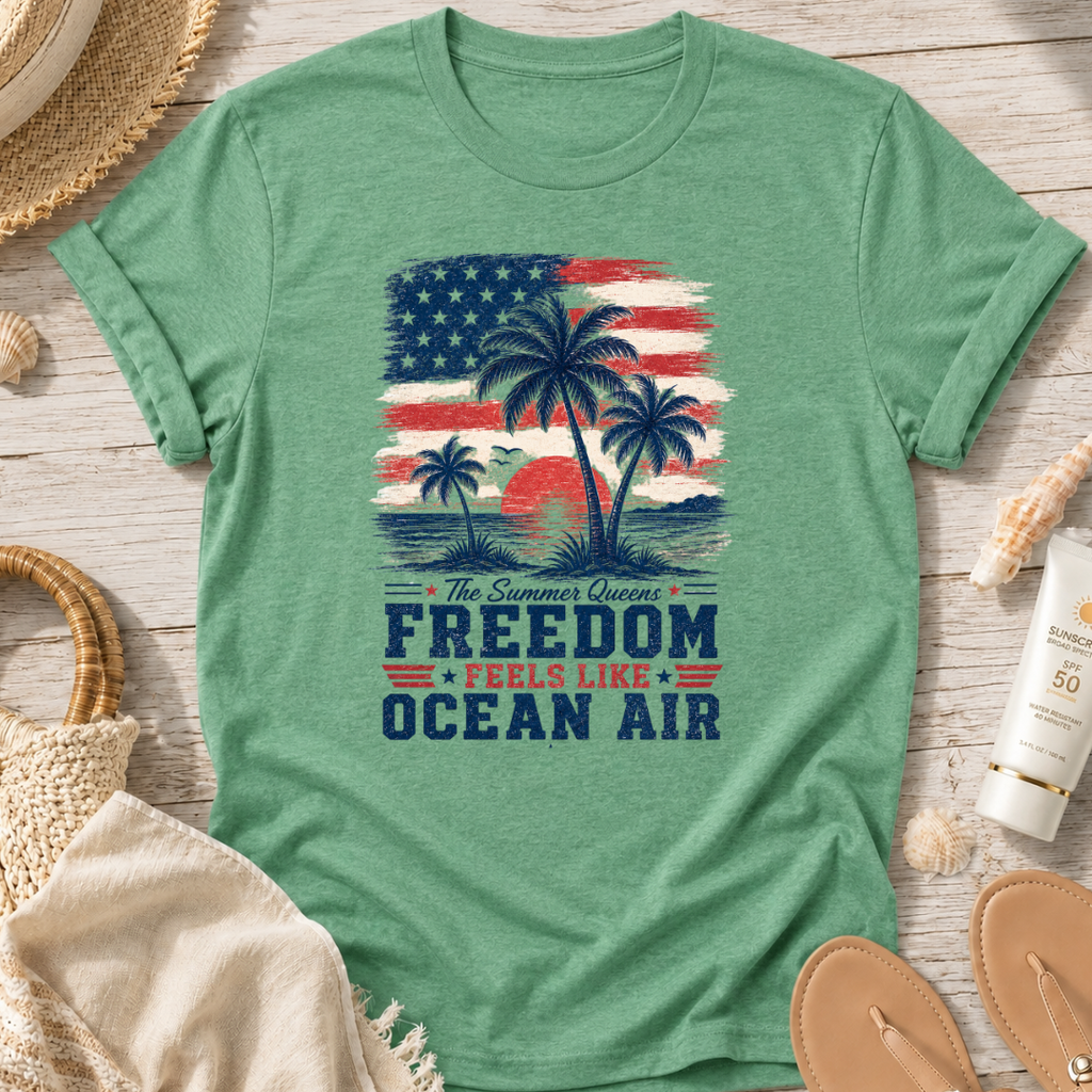 Freedom Feels Like Ocean Air T-Shirt