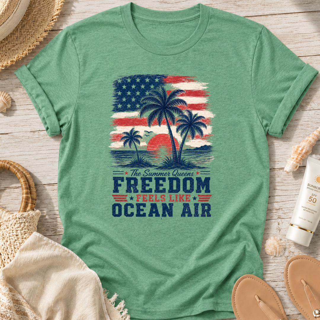 Freedom Feels Like Ocean Air T-Shirt