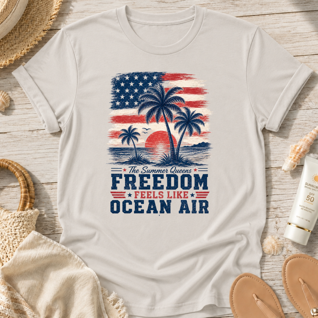 Freedom Feels Like Ocean Air T-Shirt