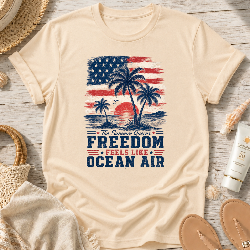 Freedom Feels Like Ocean Air T-Shirt