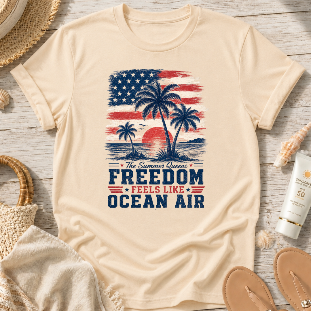 Freedom Feels Like Ocean Air T-Shirt
