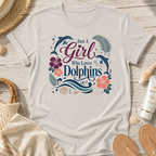Just A Girl Who Loves Dolphins T‑Shirt