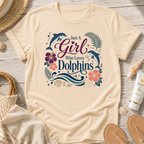 Just A Girl Who Loves Dolphins T‑Shirt