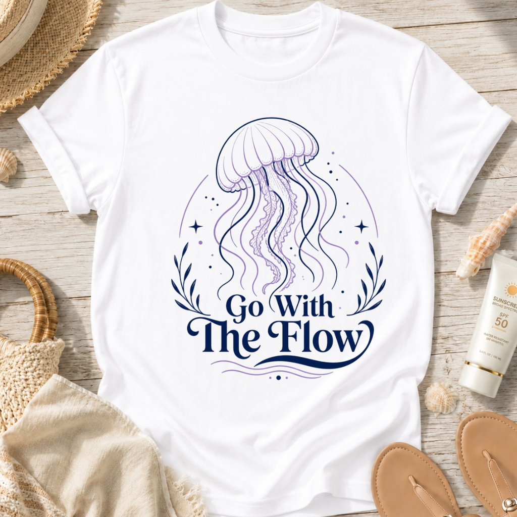 Go With The Flow Jellyfish T-Shirt