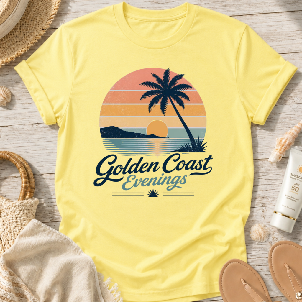 Golden Coast Evenings T-Shirt