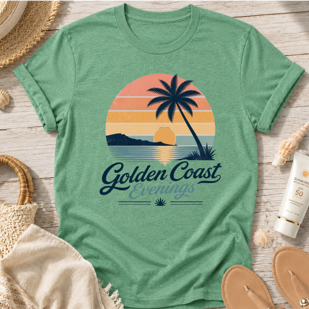 Golden Coast Evenings T-Shirt
