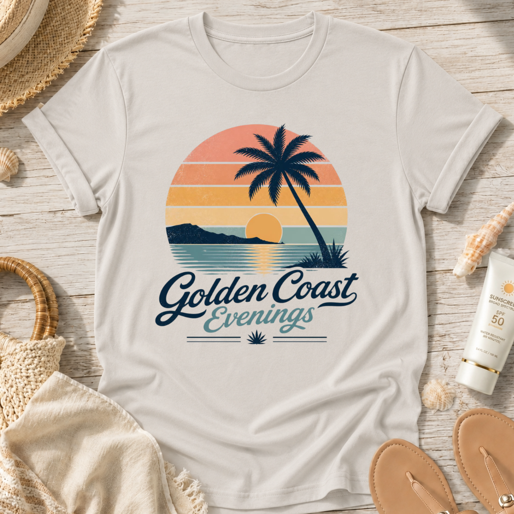 Golden Coast Evenings T-Shirt