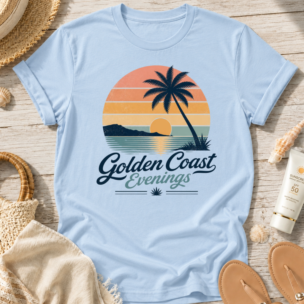 Golden Coast Evenings T-Shirt