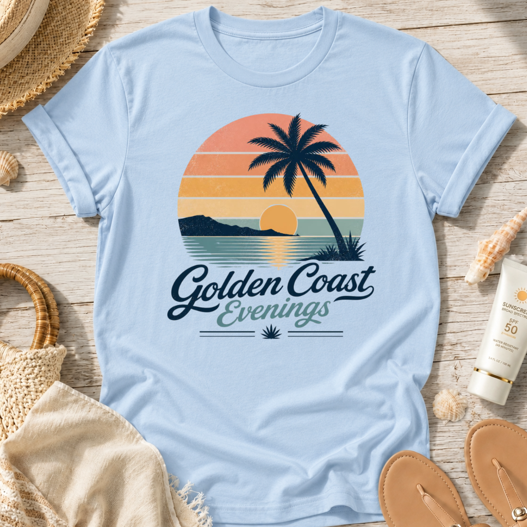 Golden Coast Evenings T-Shirt