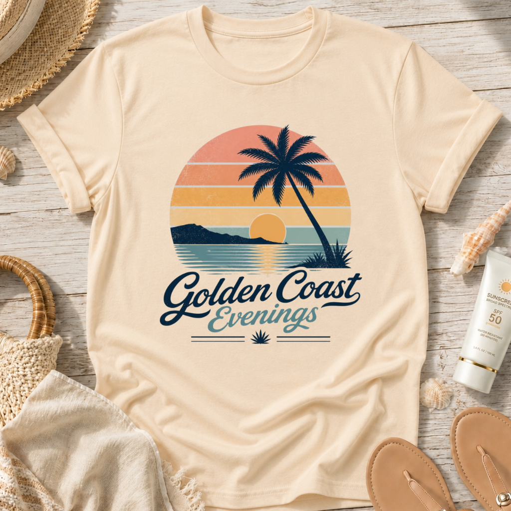 Golden Coast Evenings T-Shirt