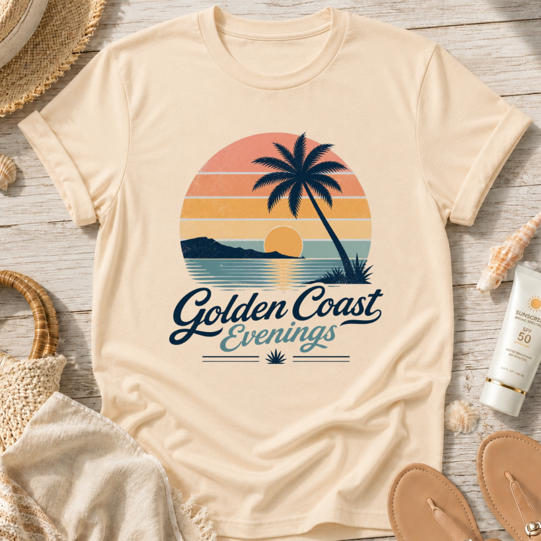 Golden Coast Evenings T-Shirt