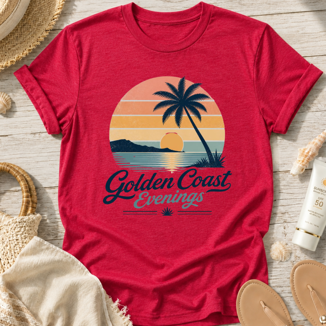 Golden Coast Evenings T-Shirt