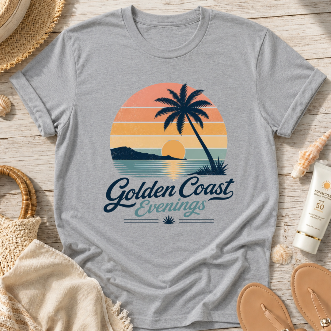 Golden Coast Evenings T-Shirt