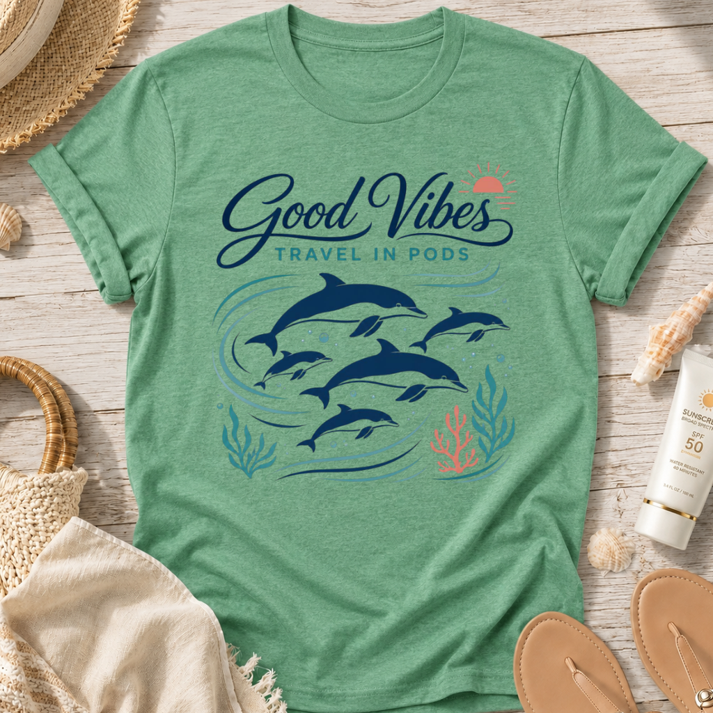 Good Vibes Travel in Pods T-Shirt