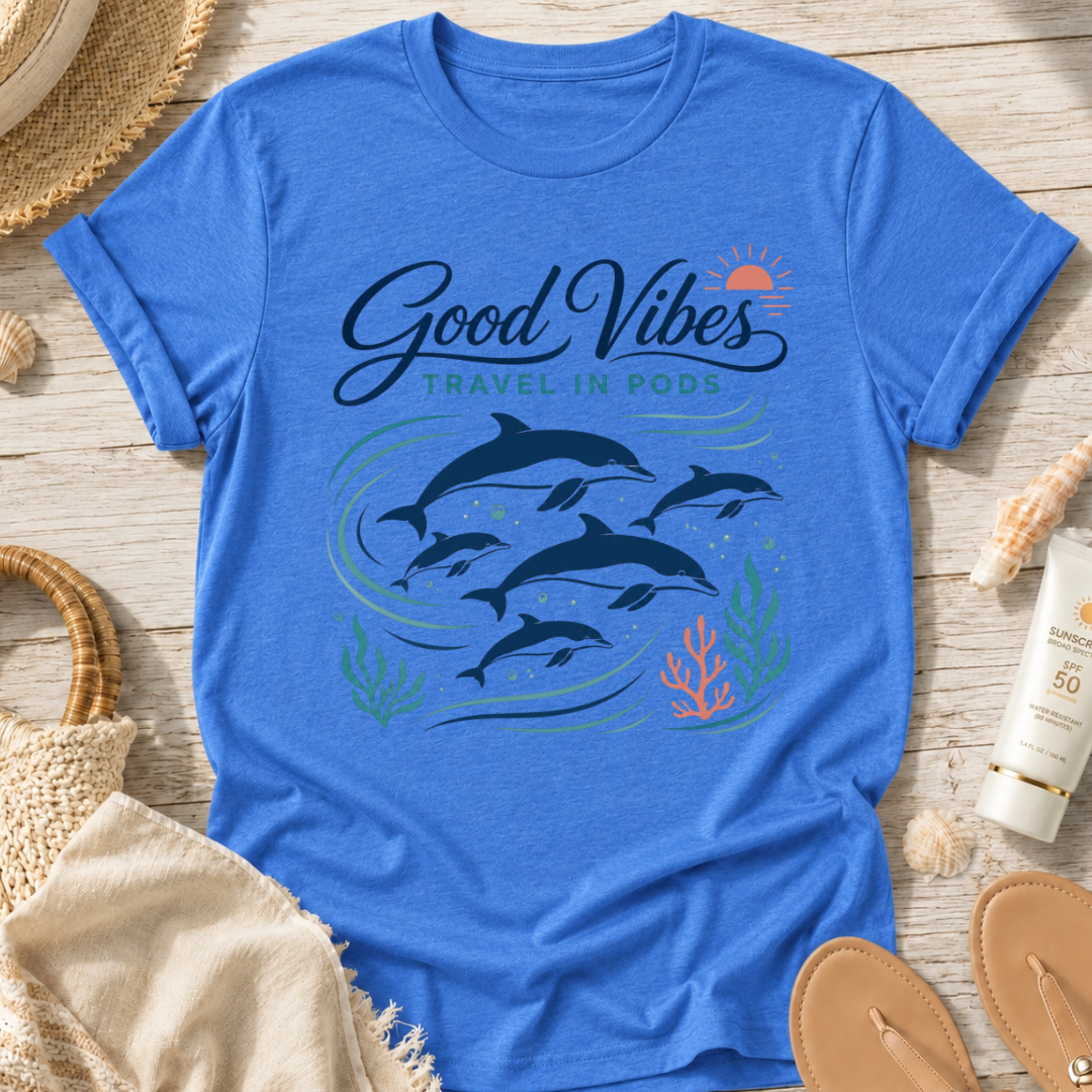 Good Vibes Travel in Pods T-Shirt