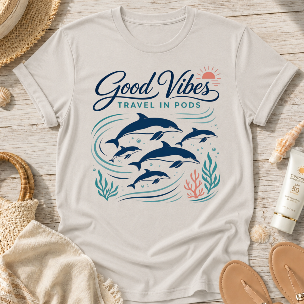 Good Vibes Travel in Pods T-Shirt
