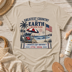Greatest Country on Earth Beach Club T-Shirt