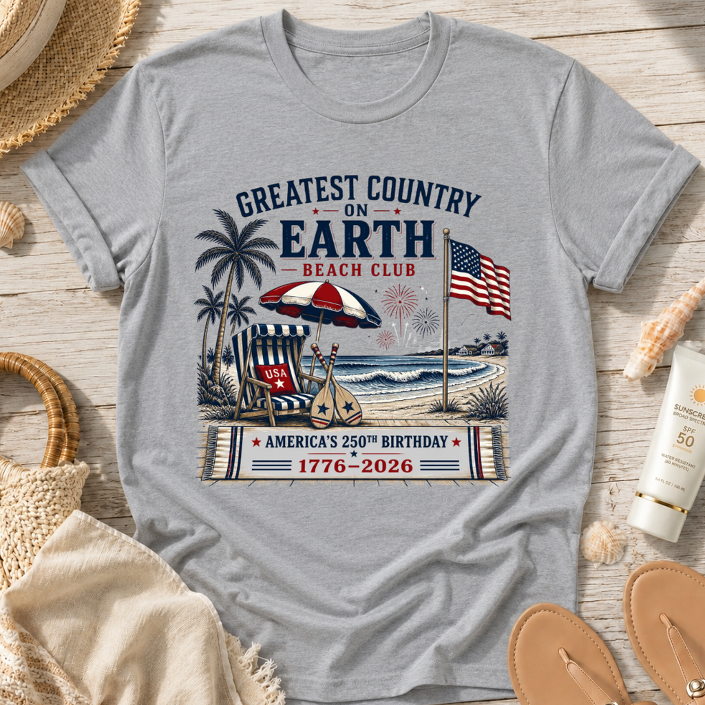 Greatest Country on Earth Beach Club T-Shirt