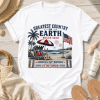 Greatest Country on Earth Beach Club T-Shirt