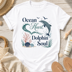 Ocean Heart Dolphin Soul T-Shirt