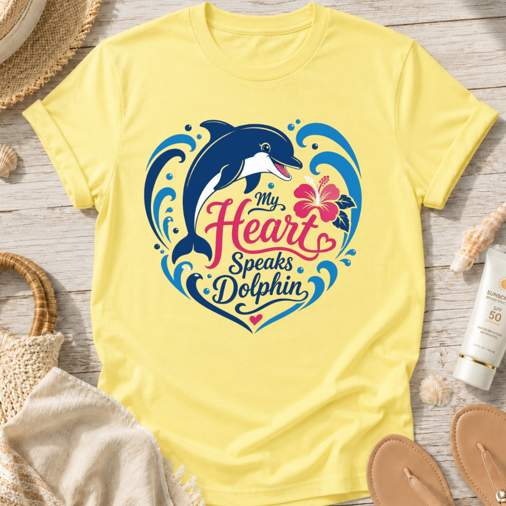 My Heart Speaks Dolphin T-Shirt
