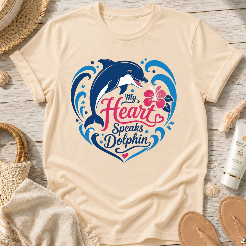 My Heart Speaks Dolphin T-Shirt