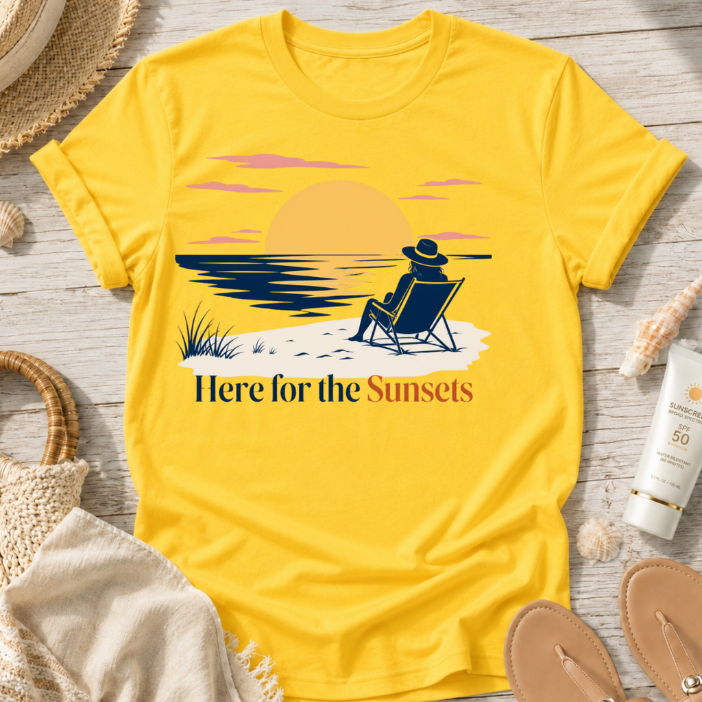 Here for the Sunsets T-Shirt