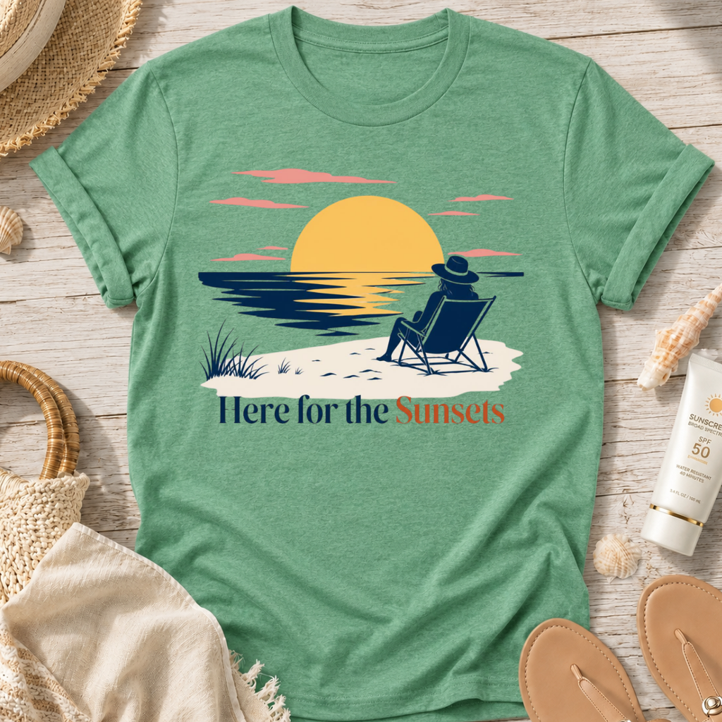 Here for the Sunsets T-Shirt